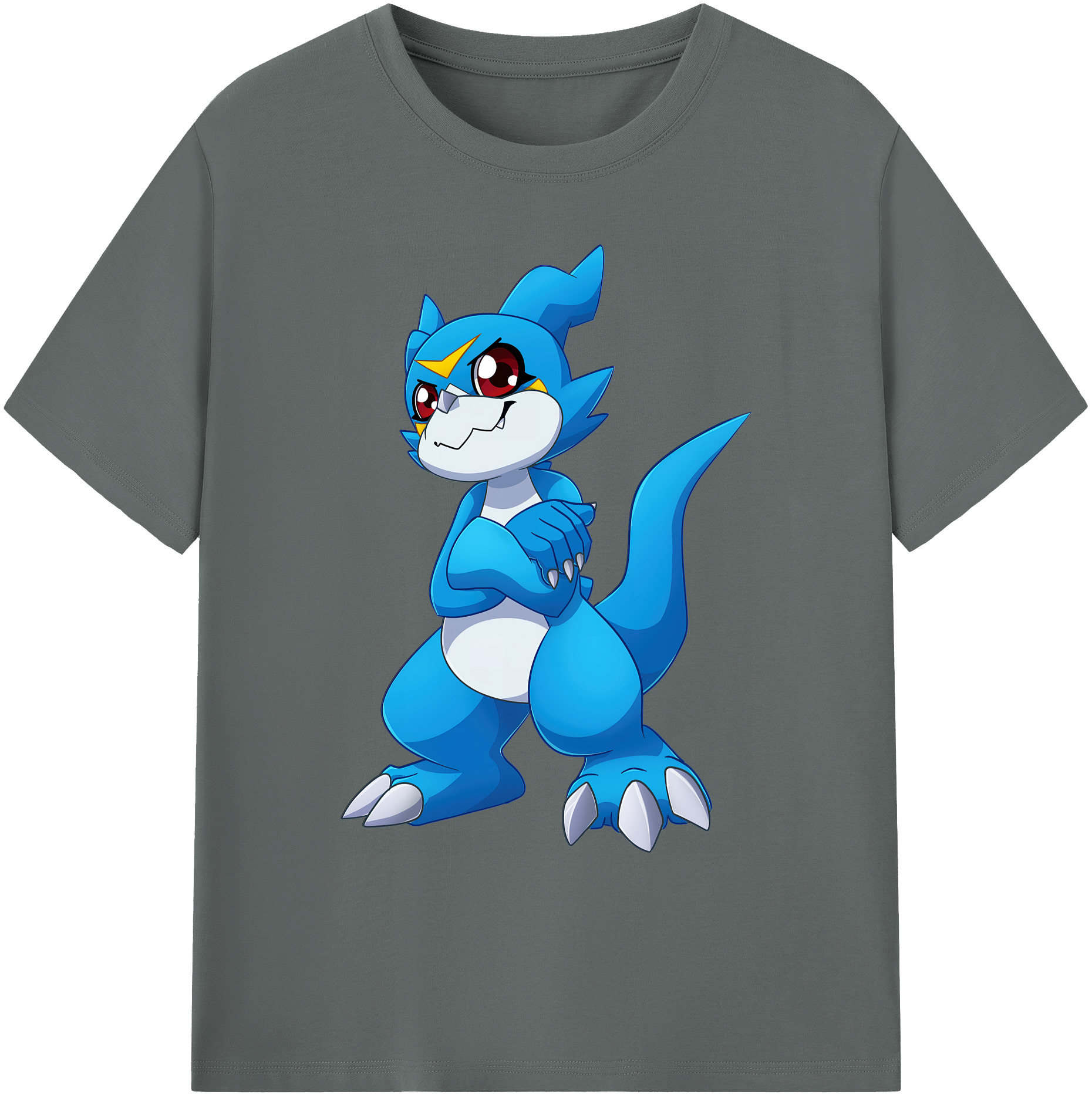 （画像用） Digimon デジタルモンスター/デジモン 綿100％ メンズ半袖Tシャツ｜肌触りやわらか＆通気性